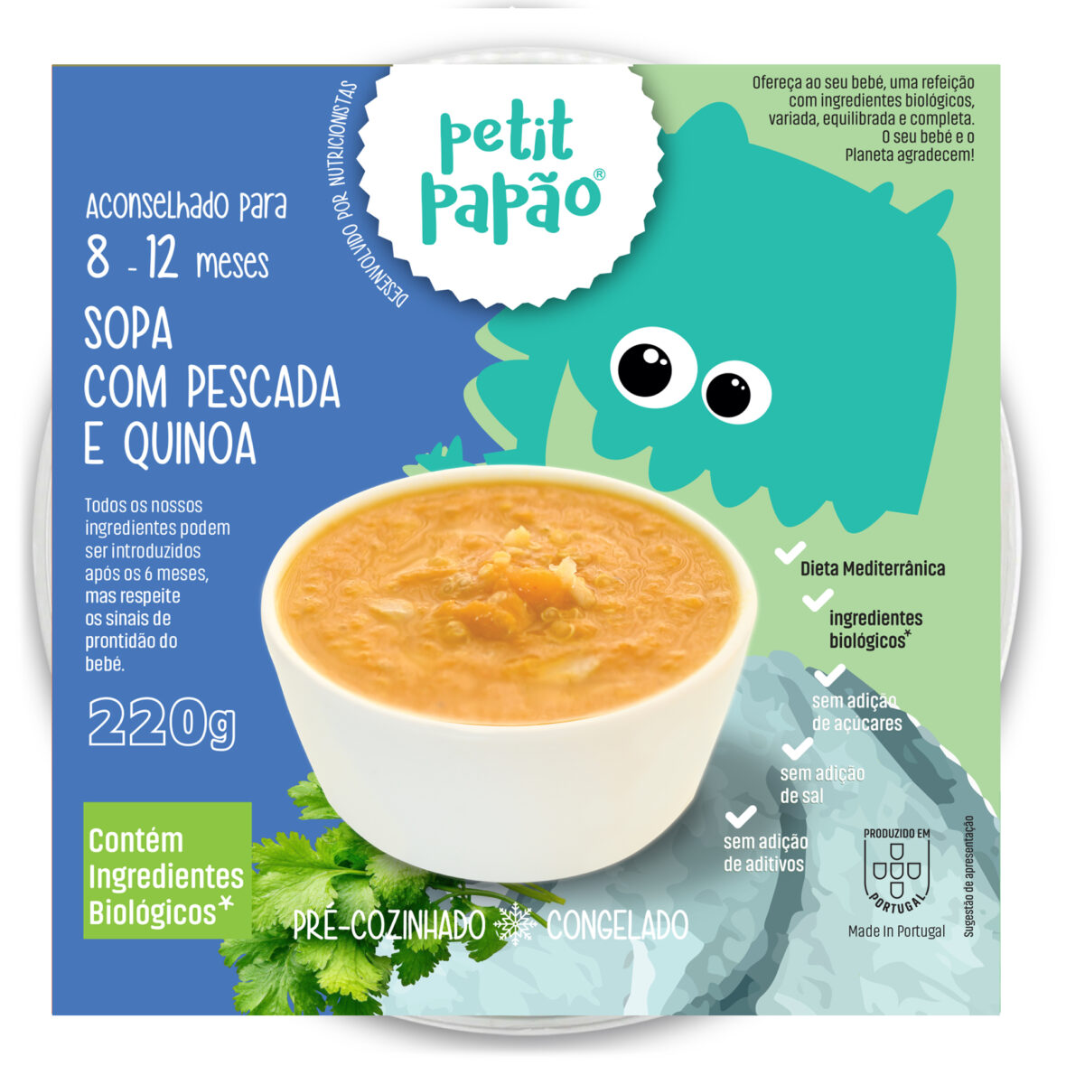 Sopa com Pescada e Quinoa